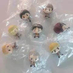 進撃の巨人 一番くじ G賞 ちょこのっこ フィギュア 8種 フルセット エレン ライナー エルヴィン