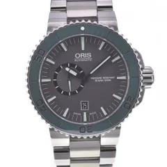 値下 オリス ORIS 7673 アクイス スモールセコンド デイト 自動巻き メンズ 美品 A#141731のサムネイル