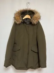 WOOLRICH ファー フード マウンテンパーカー アウター カーキ