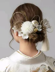 ●成人式 結婚式　卒業式　高級造花　前撮り　髪飾り　振袖　和装　着物　袴 和装