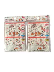 サンリオ　HELLO KITTY キティ　子供用ガーゼマスク　3枚入2袋セット　3〜10才　個包装　耳が痛くなりにくい　綿100%