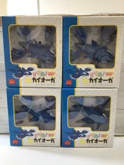 【P3-02】◇ マクドナルド すすめ！カイオーガ フィギュア 中古 オリジナル ポケットモンスター ゼンマイ走行 アドバンスジェネレーション 伝説 限定　4点セット