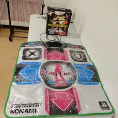 【TAKA57-18】◇ KONAMI コナミ ｢ダンス ダンス レボリューション プレステ専用(RU017) コントローラ｣ ジャンク品