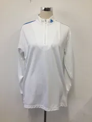 adidas アディダス 長袖ハーフジップシャツ Lsize