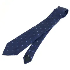 Paul Smith ポールスミス ネクタイ  花柄   シルク100％ ネイビー メンズ / 240001173016