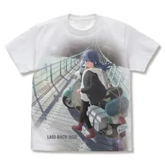 【中古】Tシャツ バイク志摩リン フルグラフィックTシャツ ホワイト Lサイズ 「ゆるキャン△ SEASON3」
