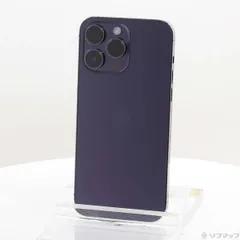 〔中古品〕 iPhone14 Pro Max 512GB ディープパープル MQ9J3J／A SIMフリー【198】