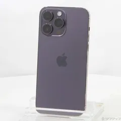〔中古品〕 iPhone14 Pro Max 512GB ディープパープル MQ9J3J／A SIMフリー【262】