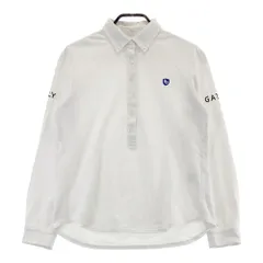 サイズ：2 PEARLY GATES パーリーゲイツ  長袖ポロシャツ ボタンダウン  ホワイト系 [240101556820] ゴルフウェア レディース ストスト