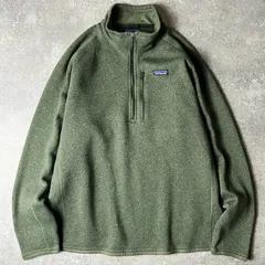 19年製 Patagonia ハーフジップ ベターセーター ジャケット XL / パタゴニア フリース プルオーバー ハイネック オリーブ グリーン