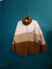 カジュアル ボア フリース ジップアップ ジャケット