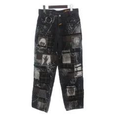 クラストパンツ パンク リメイク パッチワーク ブラック KIDILL キディル クラストパンツ パンク リメイク パッチワーク ブラック KIDILL キディル
