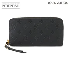 新品同様 ルイ ヴィトン LOUIS VUITTON モノグラム アンプラント ジッピー ウォレット 長財布 レザー ノワール M61864 RFID 90302063