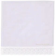 【数量限定】タオルハンカチ アンダーレースタオルハンカチ フルール] レディース ド 8A23F1R0700 [メゾン グレイッシュブルー