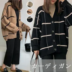 ニットカーディガン レディース チェック柄 長袖 ロングカーディガン ニット セーター Vネック アウター 羽織 コーディガン 柔らかい 秋 前開け 可愛い 通学 あったか ショート丈 コーデ ニット