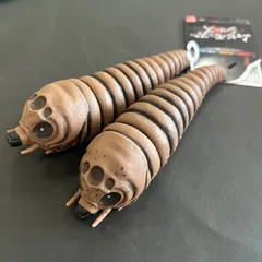 送料込み！【新品】モスラ幼虫　双子セット　ソフビ　ゴジラ