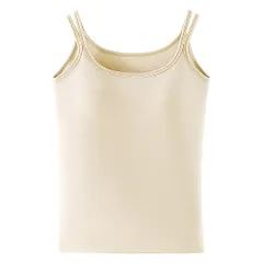 裏起毛 カップ付き タンクトップ レディース 冬インナー あったかインナー ブラトップ ストラップデザイン レギュラー丈 見せインナー 大きいサイズ rr-058