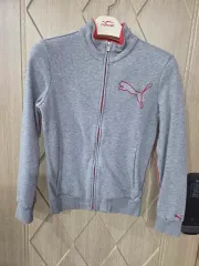 プーマ グレー ジップアップ ジャケット
