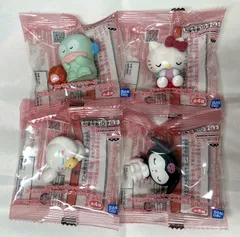 △M272-333 サンリオ　ミニフィギュアコレクション　みんなでおひるね　4種　セット　フィギュア