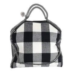 Stella McCartney ステラマッカートニー ファラベラ ショルダーバッグ ブラック/ホワイト 234387 W8056 レディース 中古