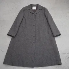 美品 マドモアゼルノンノン カシミヤ混 ウールロングコート くるみボタン グレー 2025年最新】マドモアゼルノンノン コートの人気アイテム - メルカリ
