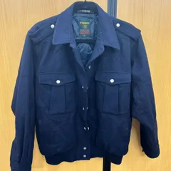 ◎【✨ジャケット✨】McGREGOR　Ｍサイズ　マクレガー　マックレガー　型番　G13-7620　90年代　アンティーク　ヴィンテージ　コレクション　希少　長そで　ポケット　カラー　色　紺　ネイビー　青　ロゴ入り　ファッション　メンズ　男性