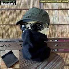 ミリタリー 防寒 フリース ネックウォーマー ゴム製ドローコード付 ポリエステル素材 フリーサイズ アウトドア