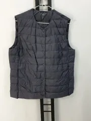 UNIQLO ユニクロ ライト ダウン ベスト ウルトラライト ダウン ラウンドUネック ネイビー XL