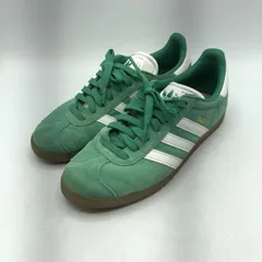 【中古】adidas Originals GAZELLE ローカットスニーカー 25cm ID6106 グリーン アディダス オリジナルズ ガゼル[17]