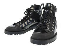 【中古】ディオール Dior Combat オブリーク ロゴ コンバット ショート ブーツ 41 黒ブラック ☆AA★▲251124 メンズ ディオール Dior Combat オブリーク ロゴ コンバット ショート ブーツ