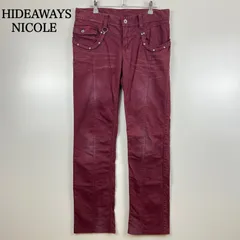 00s Y2K HIDEAWAYS nicole コーティングフレア デニム 00s Y2K HIDEAWAYS nicole コーティングフレア デニム 2025年最新