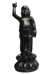 アジアン雑貨 ネパール仏像 銅製 文殊菩薩像(マンジュシュリー)53