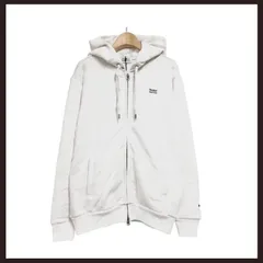 新品未使用　PEARLY GATES（パーリーゲイツ）　吊り裏毛フルジップパーカー　2　ホワイト