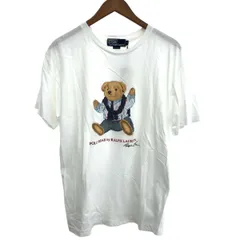 POLO RALPH LAUREN ポロラルフローレン 半袖カットソー サイズ:M ポロベア 90ｓ～/ヴィンテージ   ホワイト メンズ / 241019000083