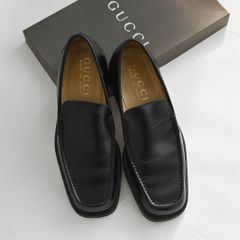 GUCCI グッチ 40E 181839 ローファー フルサドル 黒 - メルカリ