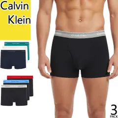 カルバンクライン Calvin Klein ボクサーパンツ 3枚セット 3枚組 メンズ 2025年春夏新作 コットン 前開き アンダーウェア 下着 ロゴ ローライズ おしゃれ 大きいサイズ ブランド プレゼント 黒 ブラック NB4002A