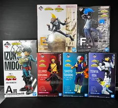 新品未開封 一番くじ 僕のヒーローアカデミア 6体セット 緑谷 飯田 切島 轟 荼毘 プレゼントマイク