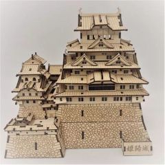 木製立体パズル KIGUMI 江戸城 - メルカリ