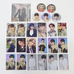 【三重店】INI 許豊凡 フェンファン アザ―ジャケット 缶バッジ ステッカー トレカ まとめ売り 計24点セット【353-C252】