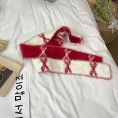 ストール マフラー ギャル 甘クール 細マフラー