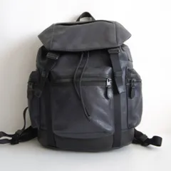 【美品】COACH 【F71976/トレックパック/レザー バックパック】 リュック コーチ バックパック 鞄 バッグ 25110867