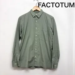 ファクトタム シャツ 01060736 44 ライトオリーブ メンズ - ISItems【USED】【古着】【中古】50147574