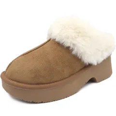 [モズ ローゴン] 厚底ムートン サボ ファー 撥水 MZ7170 レディース