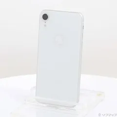 〔中古品〕 iPhoneXR 64GB ホワイト MT032J／A SIMフリー【377】