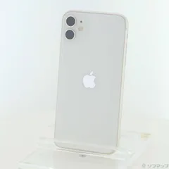 〔中古品〕 iPhone11 64GB ホワイト MHDC3J／A SIMフリー【262】