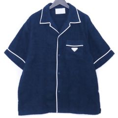 PRADA トライアングルロゴ コットンテリー ボウリングシャツ&ハーフ 