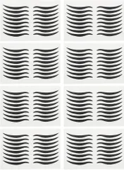 WJ145 BESTOYARD アイライナー シール 240ペア まぶた テープ アイライン テープ 二重 まぶた テープ ステッカー ダクト テープ インビジブル テープ アイ メイクアップ ステッカー ブラック B0CHPVLBZ8