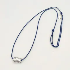 【美品】clio blue クリオブルー　フィッシュモチーフネックレス　魚　SILVER　シルバー925