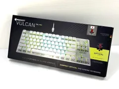 ROCCAT VULCAN TKL Pro USB ゲーミングキーボード 日本語配列 静音 リニア(オプティカル) テンキーレス ホワイトのサムネイル