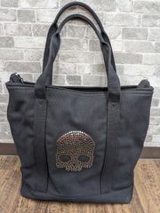 ハイドロゲン 2way トートバッグ スカル カモフラチャーム 黒 ハイドロゲン 2way トートバッグ スカル カモフラチャーム 黒 - メルカリ